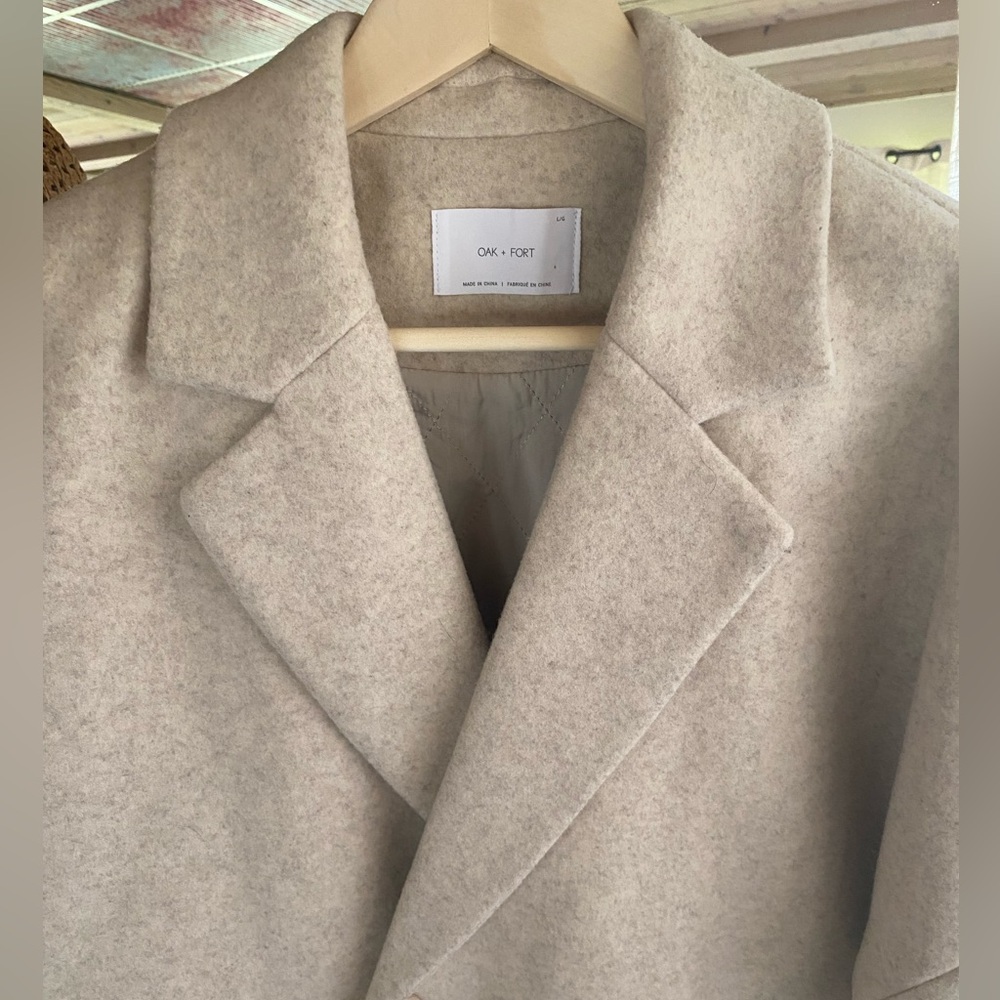 Oak & Fort Cream Coat